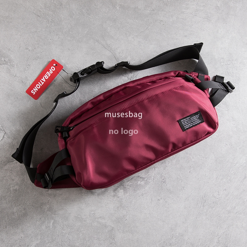 Trendy sports men's chest bag crossbody bag Oxford cloth casual personality outdoor riding bag large capacity waterproof waist pack