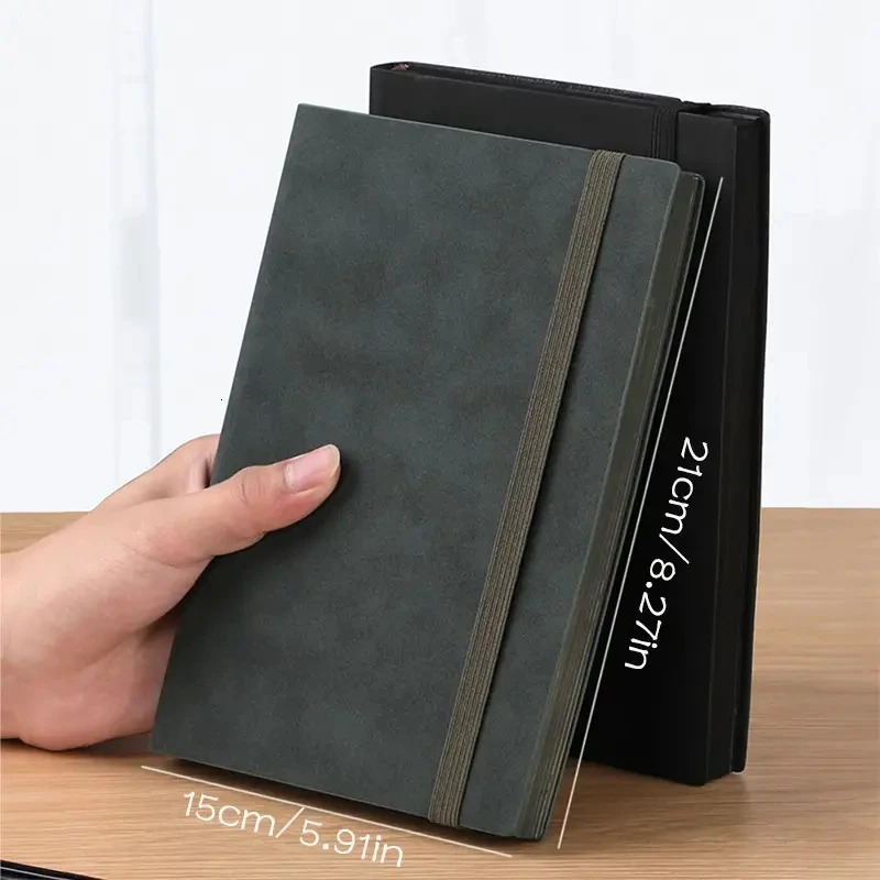 256 pages Sheepskin A5 Notebook Notepad Diary Business Journal Planner Agenda Organizer Note Book Office School Supplies 240809