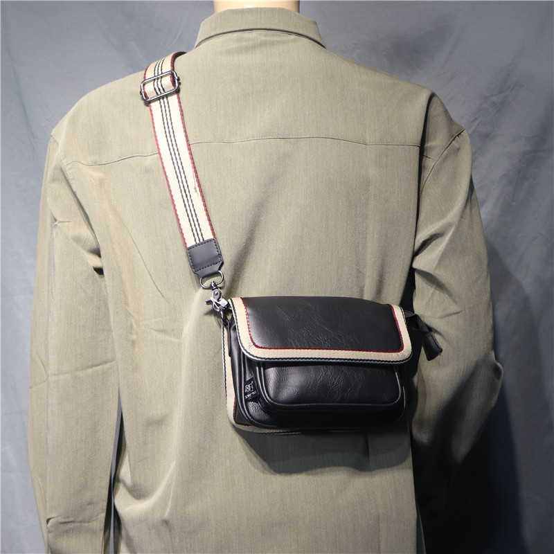 South Korean trend men's shoulder bag casual day street crossbody mobile phone bag sports women's bag