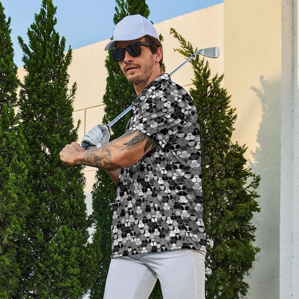 Fashion Mens Polo shirt shirts 80S Flashes Funny Hawaiian Beach Summer Golf Polo Shirts Polos shirts tshirt Casual tops summer clothes Short sleeve