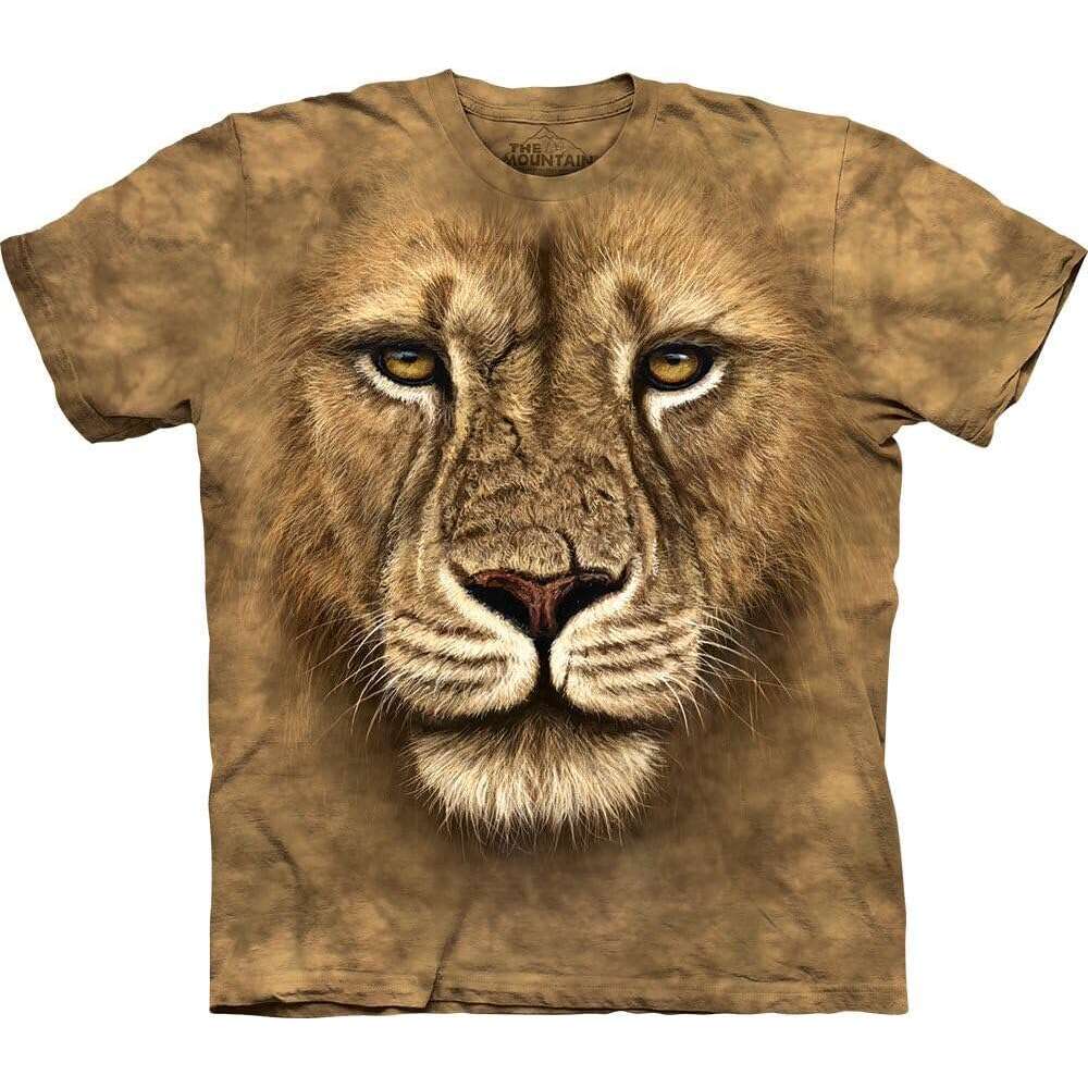 T shirt Mens Zoo Unisex Adult Lion Warrior shirts tshirt graphic tee Casual tops summer clothes Short sleeve