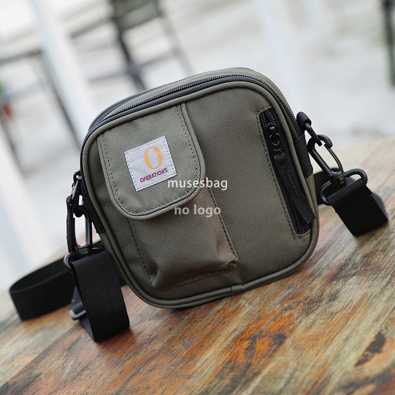New small crossbody bag men's satchel casual shoulder bag fashion brand tooling wind small square bag hip hop bundy bag