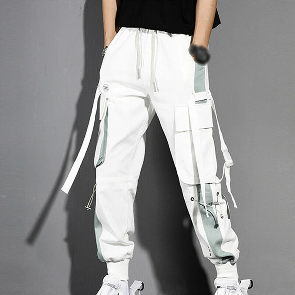 Men Cargo Pants Cas… - image