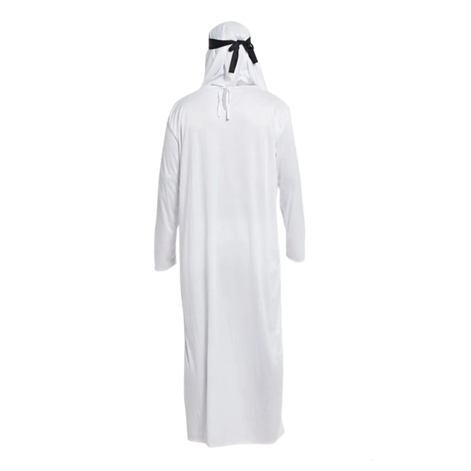 Mens clothing Arab Middle UAE mens long sleeved Muslim Eastern crew collar Maxi Dubai Thobe Long Abaya 240808