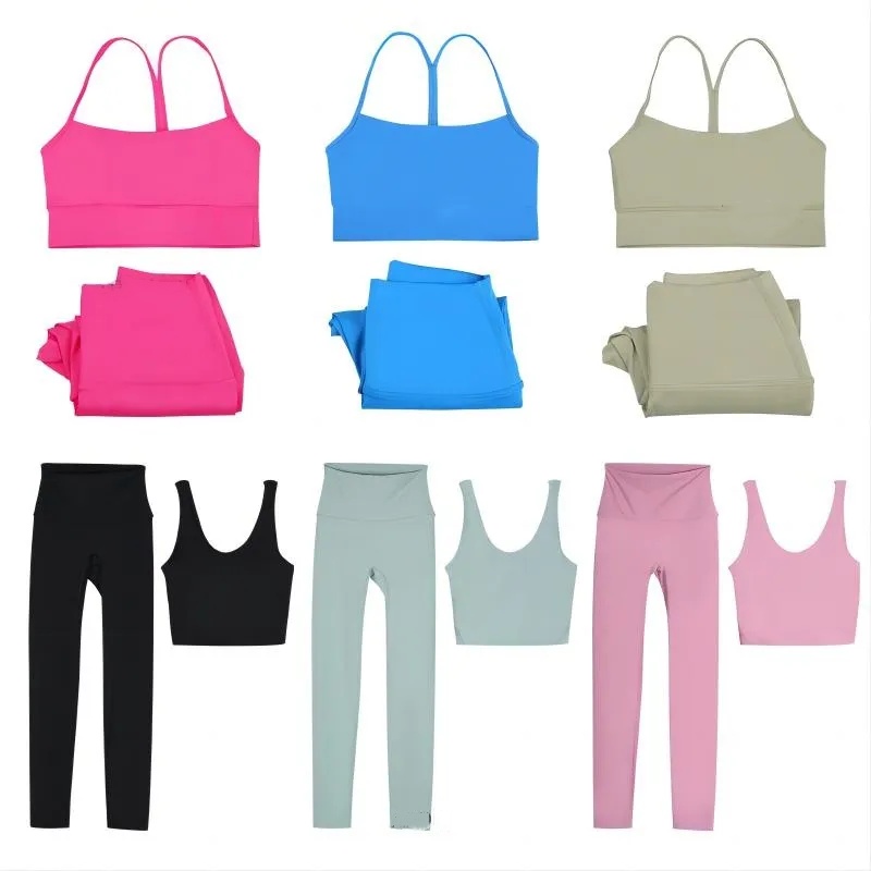 Women Workout Set Yoga Shorts Leggings Flare Push Fiess Designer Sets High Waist Sports Jackets Zip Up Coat Elastic Sportswear Pants Gym Suits Tracksu