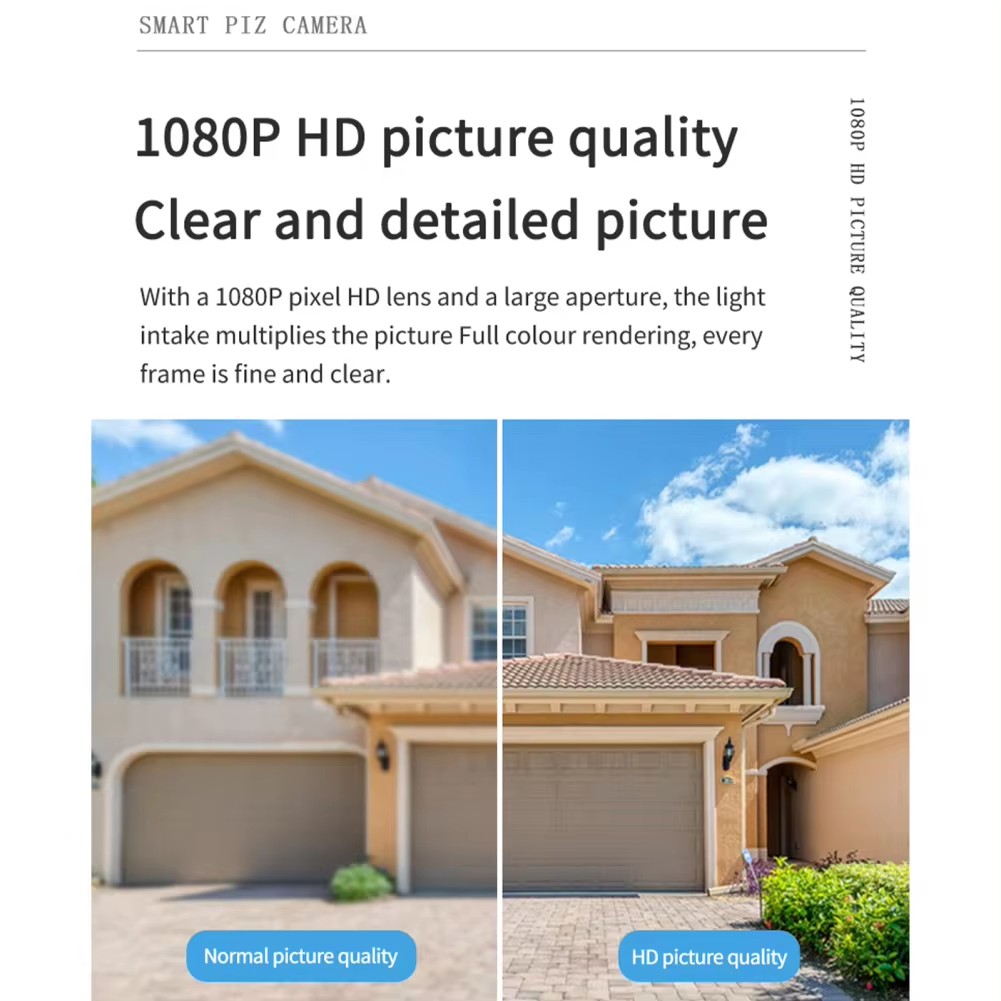 Indoor Outdoor Surveillance Wifi Camera 360 Degree Panorama Intelligent Night Vision HD IP Cameras Home Security Intercom Call Camcorder