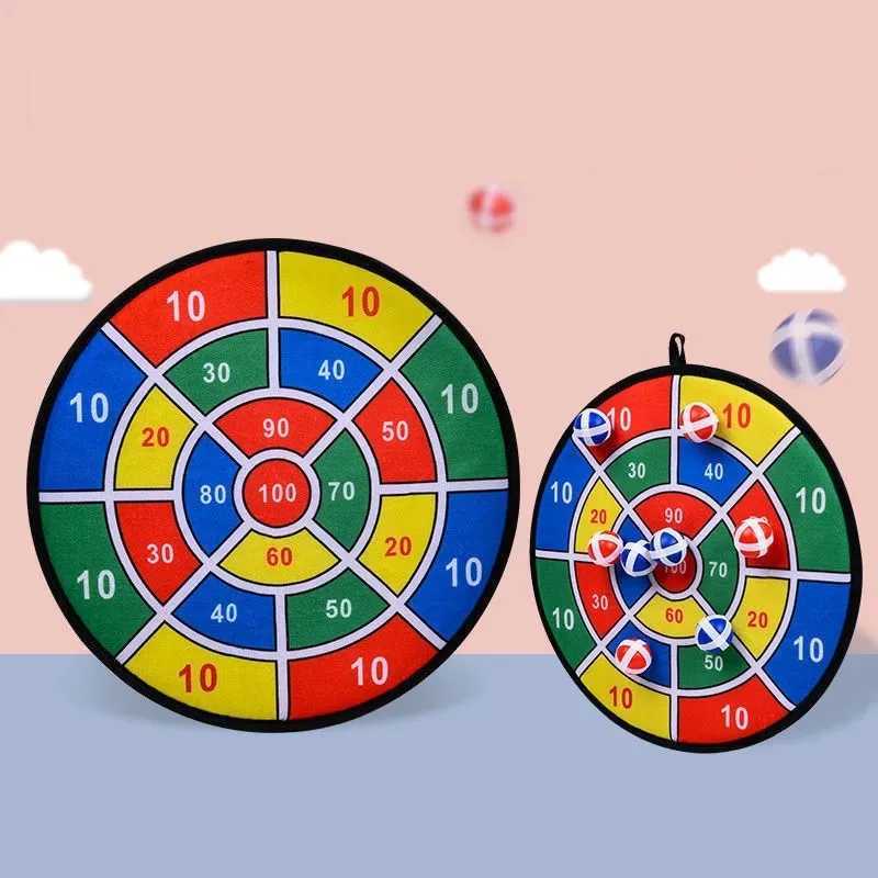 Large Dart Board 72CM Kids Dart Board with Sticky Balls Boys Toys Indoor/Sport Outdoor Fun Party Play Game Toys Y240807
