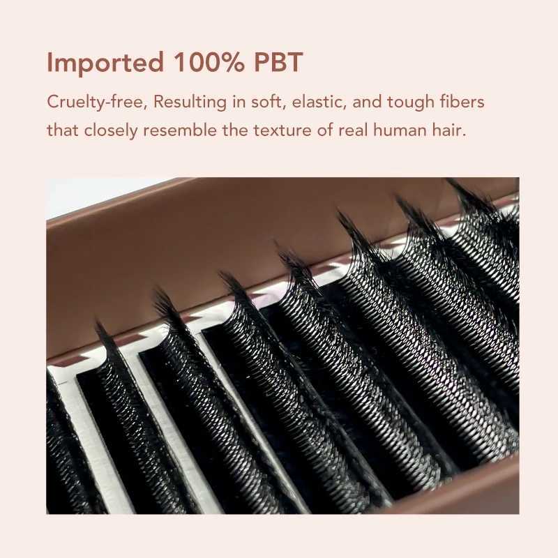 DIYDAY 7D 8D W Shape Eyelash Extension Premade Volume Fans W Shaped 3D 4D 5D 6D 7D 8D False Lashes for MakeupM240806
