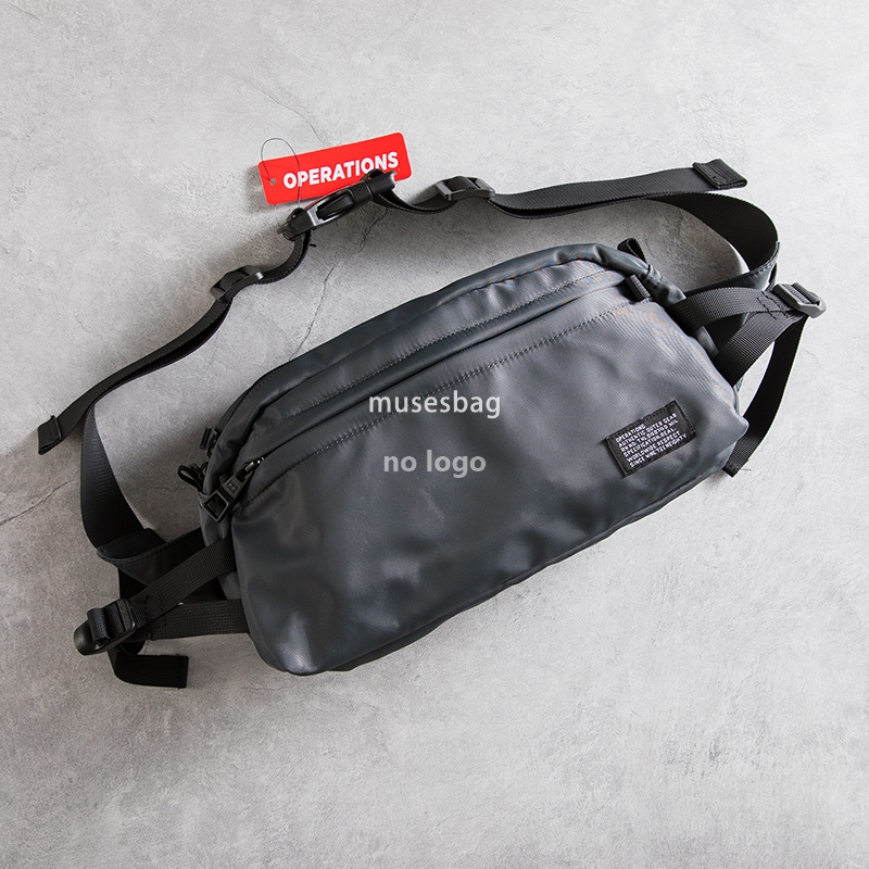 Trendy sports men's chest bag crossbody bag Oxford cloth casual personality outdoor riding bag large capacity waterproof waist pack