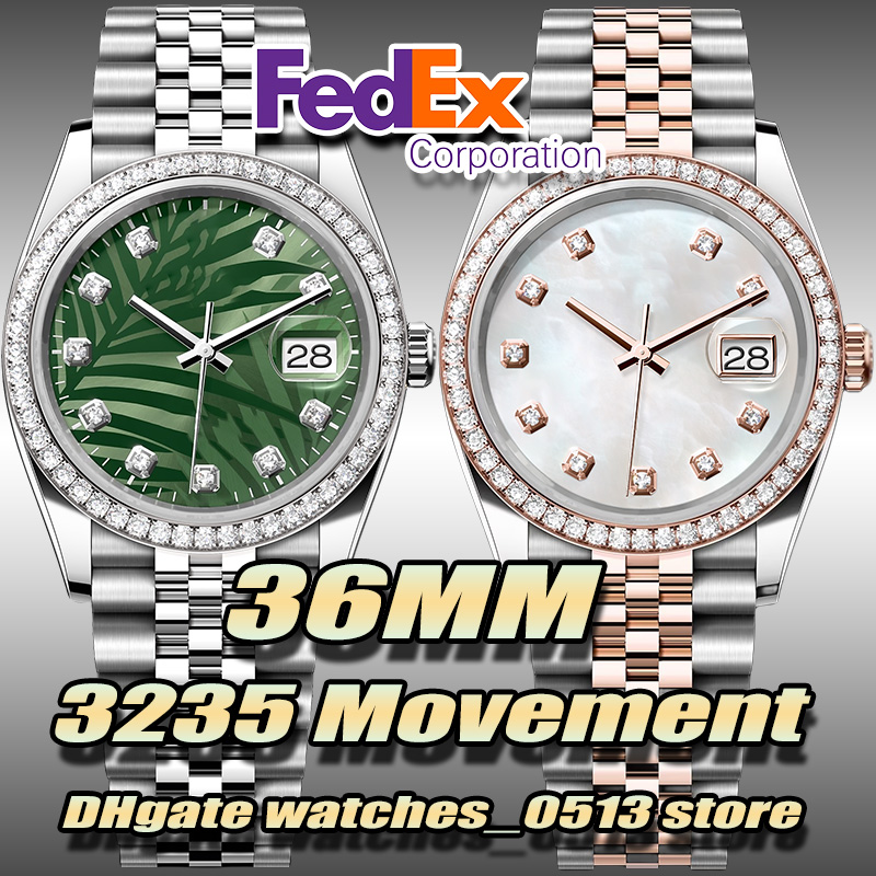 Mens Watch Designer Watches High Quality Luxury Watch 36MM Womens Watch 3235 Automatic Mechanical Movement Watches Sapphire 100 Water Resistant Luminous Calendar