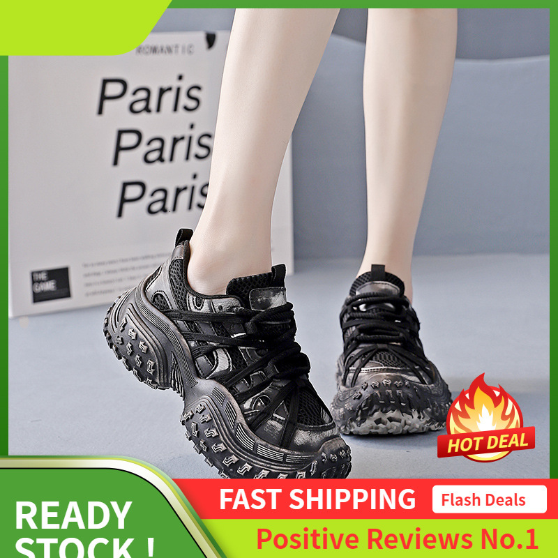 Ddmyoutdoor Trendy Brand Tire Dad New Autumn Thick Sole Height Increasing Sports And Leisure For Women XX M Outdoor Shoes