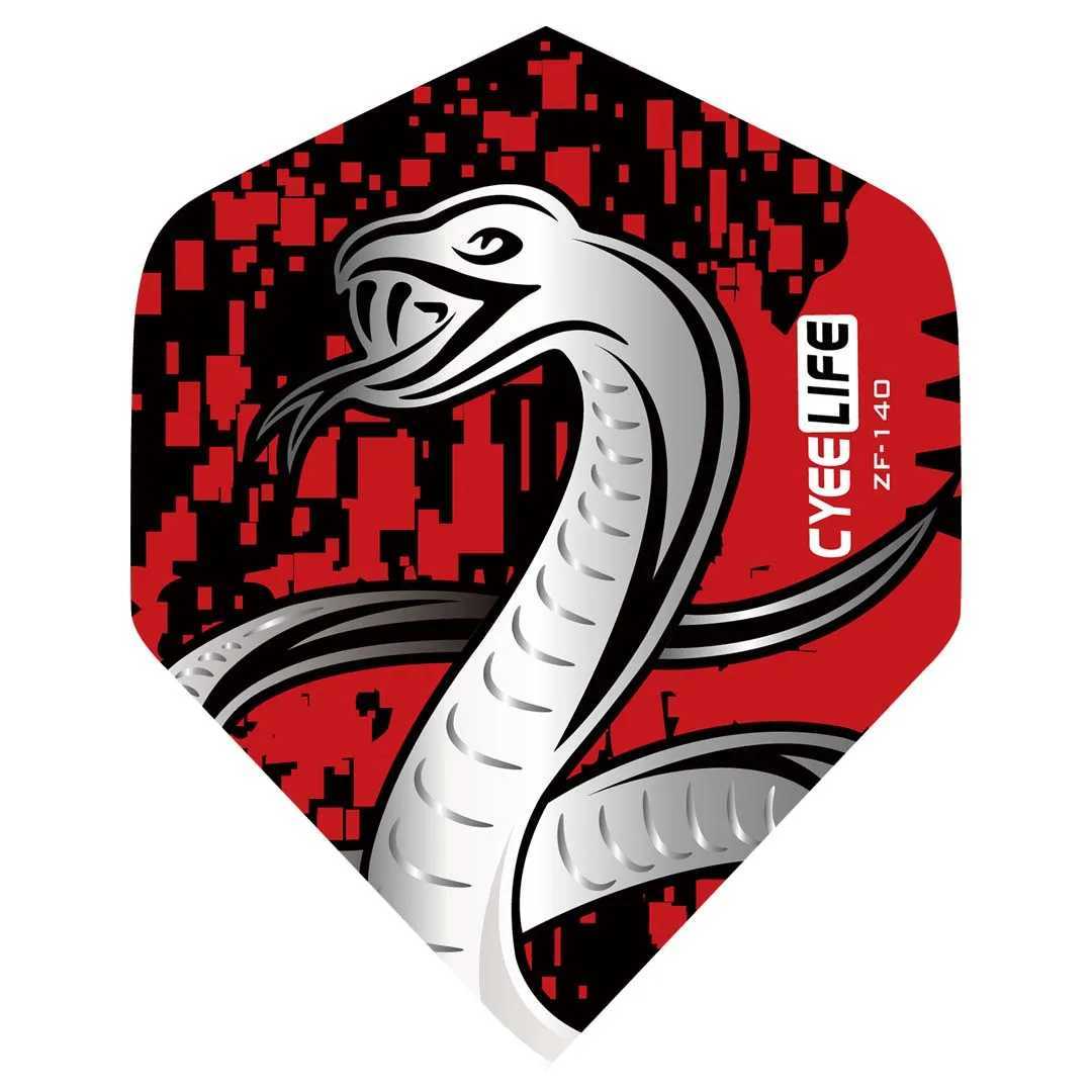 CyeeLife 30PCS Cool Standard Dart Flights Nice Darts Flight Dardos Feather Outdoor Wing Tail Mixed Pattern Y240807