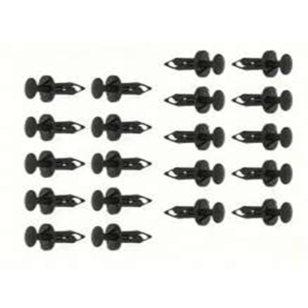 190pcs bag buckles 6 sizes fasteners rivets car bumper clips fender fixing set