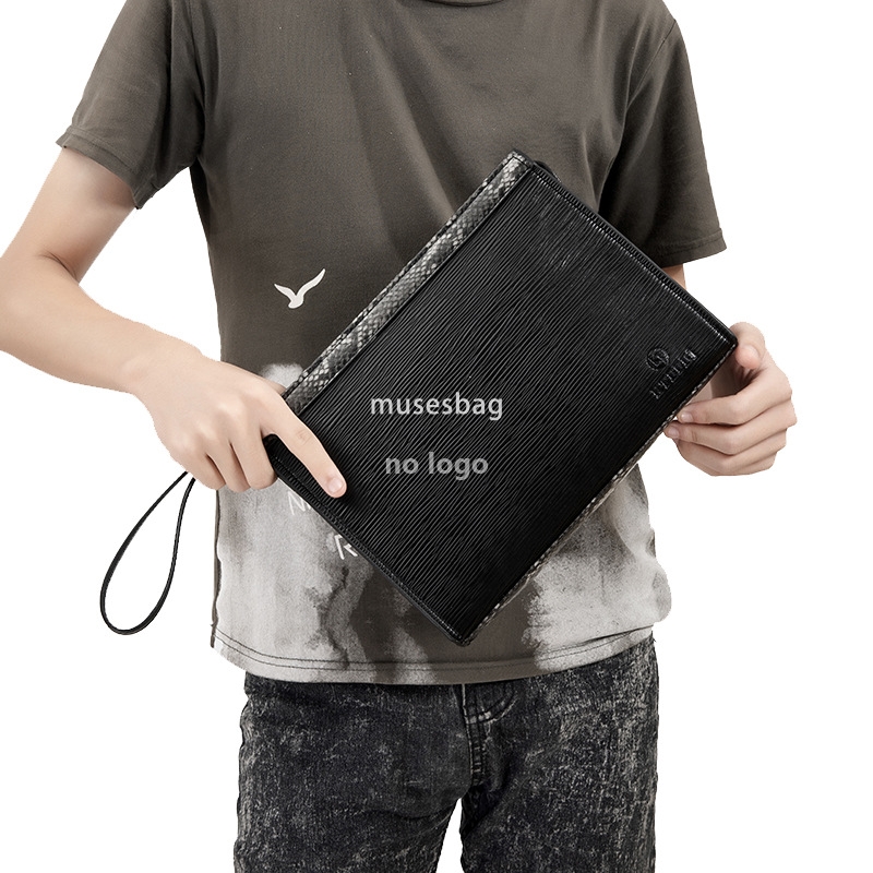New men's snakeskin pattern handbag multi-functional business handbag holding bag cross-border manufacturers direct supply