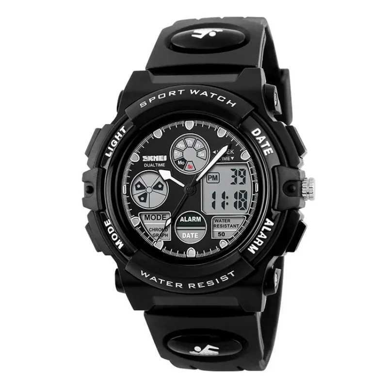 Fashion Kids Wristwatch Children Multi Function Sport Dual Display Watches Waterproof Digital Wacth for Students Y240809