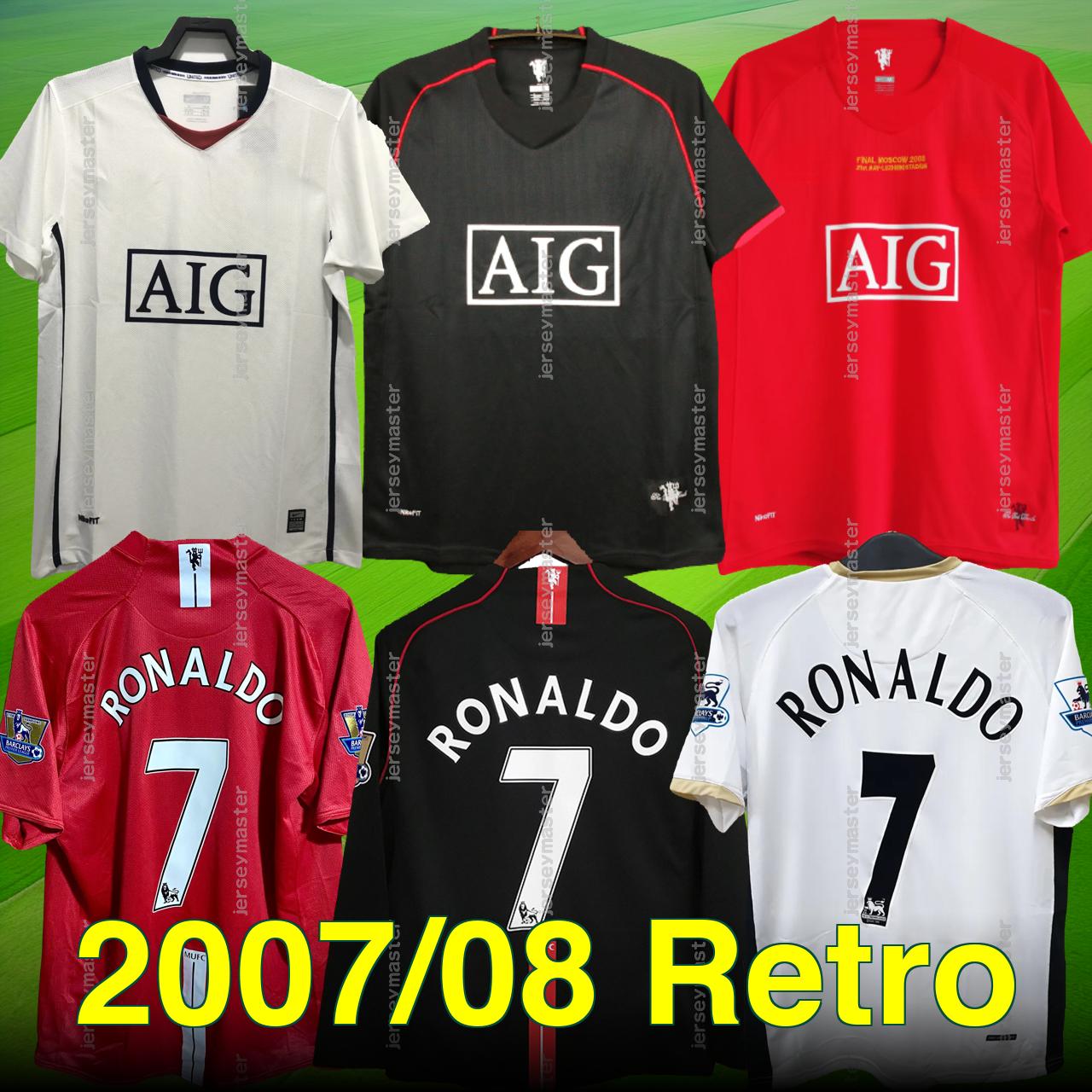 2007/08 mu retro jersey football shirt