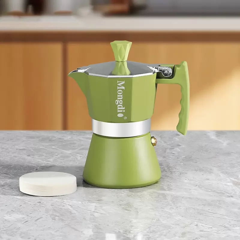 90ml Aluminum Moka Stove Coffee Maker Moka Pot Coffee Maker for Espresso Coffee Maker 240809