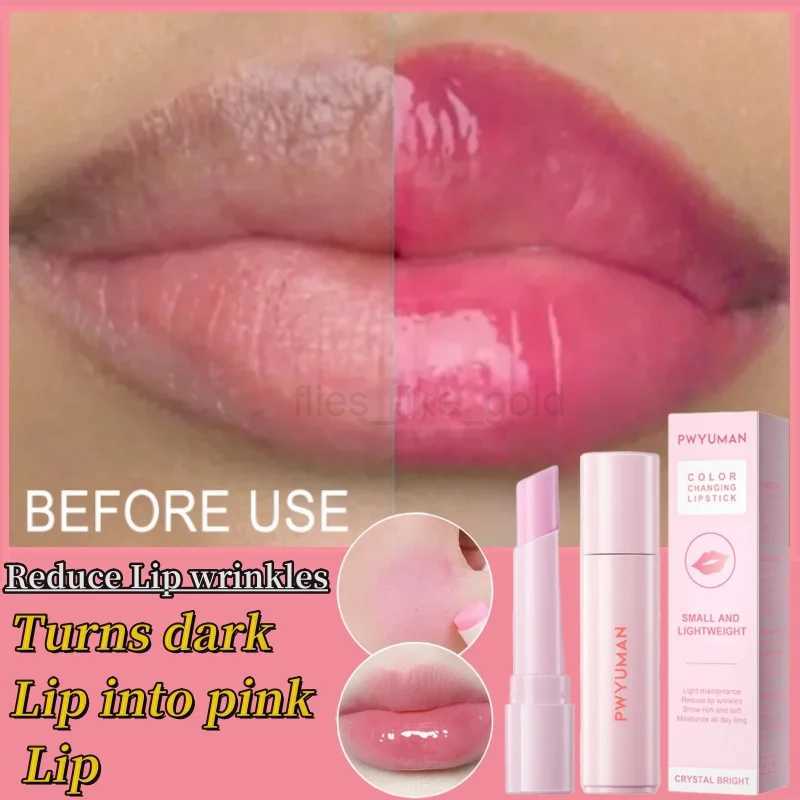 Lipstick used to remove dark lipstick moisturizing luminous melanin whitening plump super gloss pink lipstick mens skin care W240810