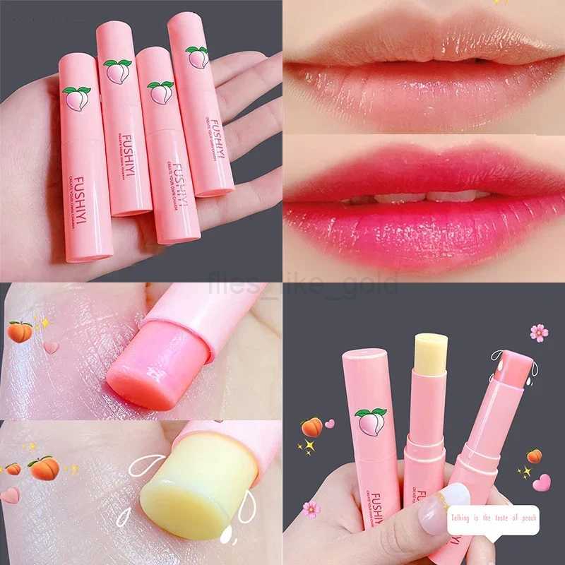 Peach lipstick Colorless long-lasting moisturizing lipstick Temperature change Color lipstick Anti drying moisturizing lipstick W240810