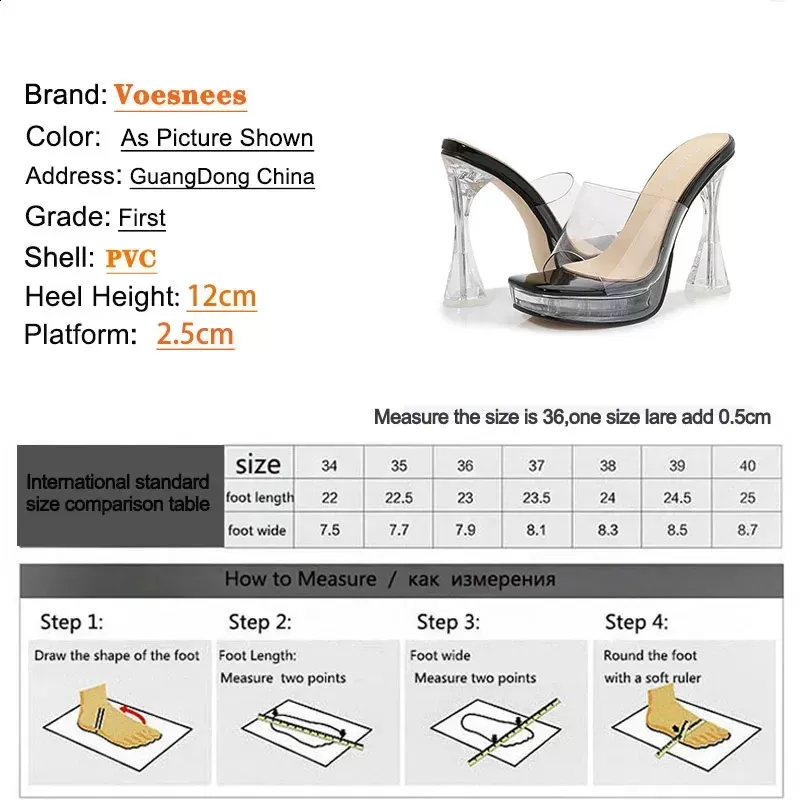 womens Thick Heels Sandals European And American Nightclubs Transparent Model Shoes Waterproof Platform Highheel Slippers 240805 X1mY#