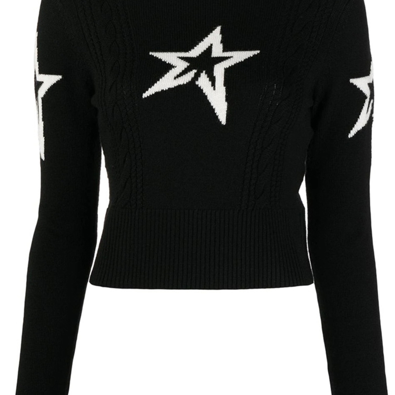 Y2K Womens Sweater Hip Hop Street Wear Long Sleeve Pullover British Flag Winter Harajuku Knitted Top Casual Loose Large 240809