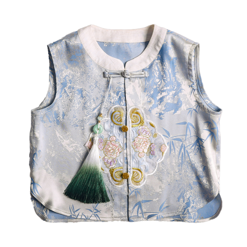 children's clothing Children's summer new traditional Chinese hanbok two-piece set of Tang suit boys and girls national wind performance sui