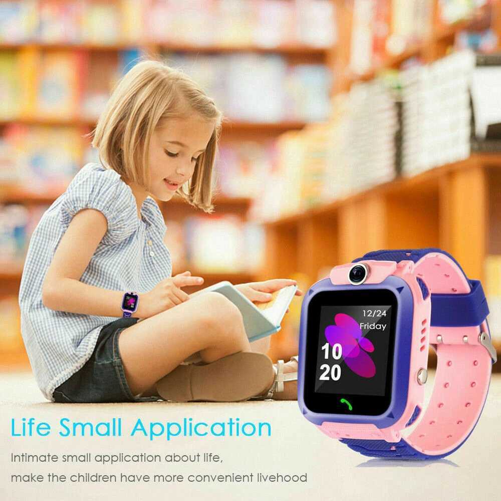 Q12 Kids Smart Call Phone Watch Waterproof Mother Children GPS Monitor Boy Girls SOS Child Sports Digital Watches Tracker Y240809
