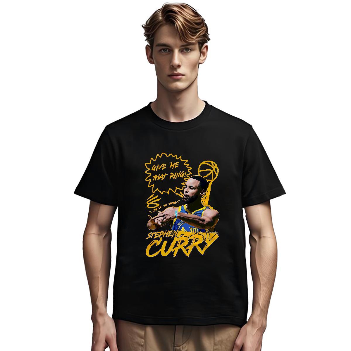 Free Shipping Men Clothes T-Shirt Basketball 230g Pure Cotton Crew Neck Anime Printing Street T Shirts Men Black White 2024 New Tee Shirt