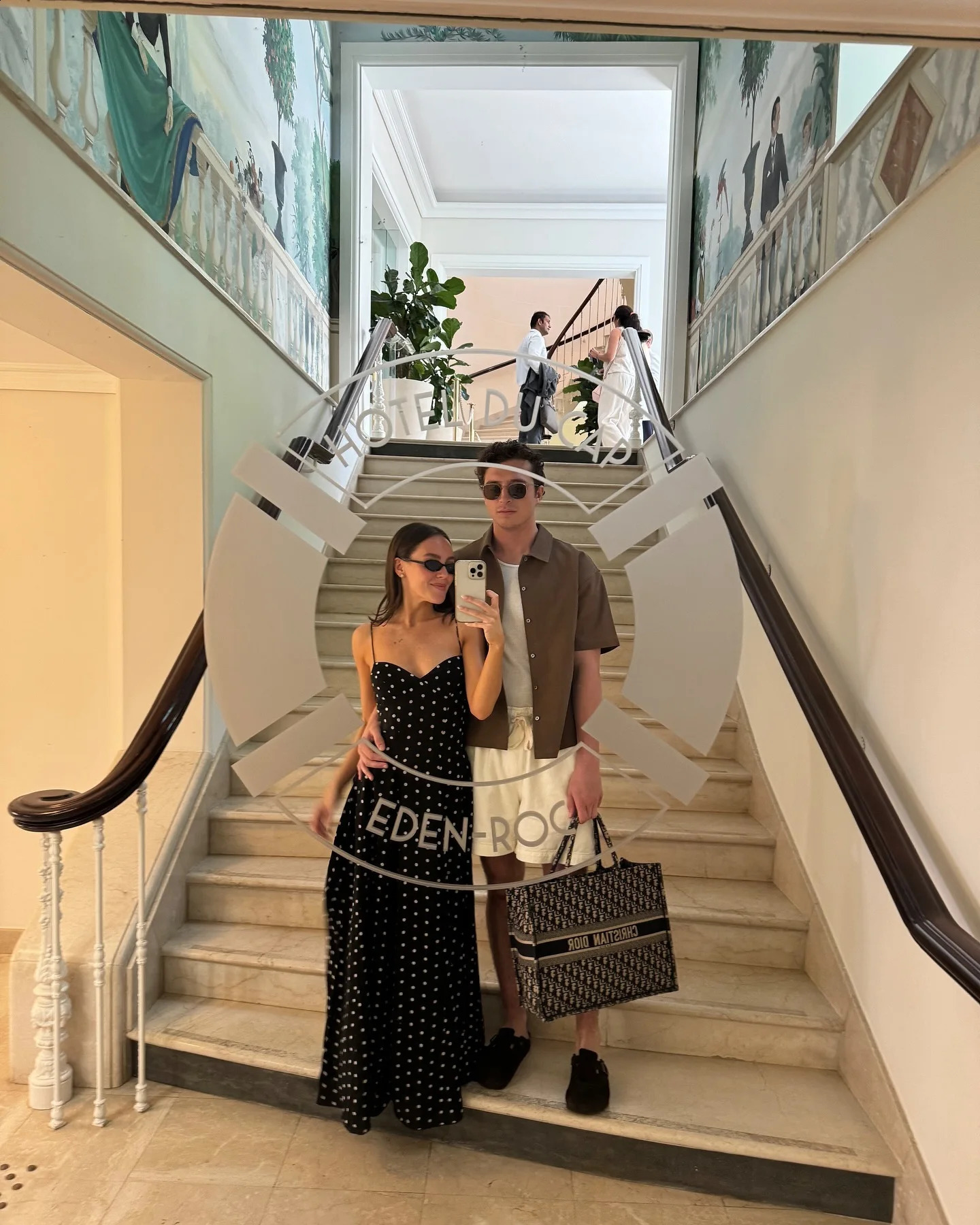Summer Elegant Dot Printed Spaghetti Strapless Long Dresses Summer Backless A-line Sling Party Lady Streetwear Maxi Dress 240810