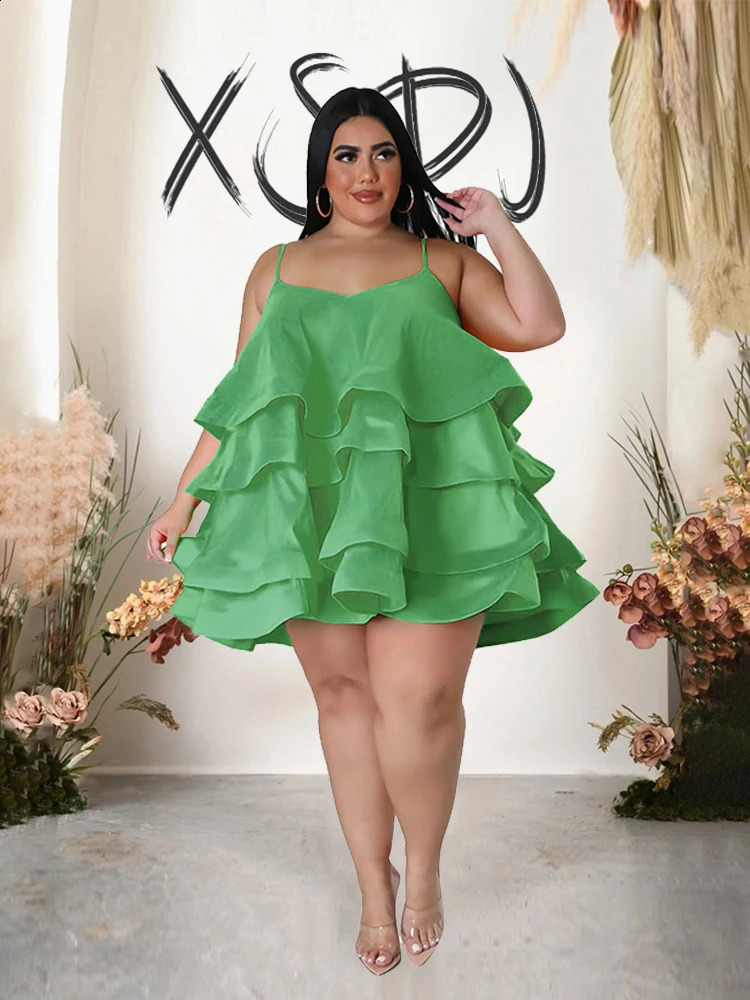 Elegant Chic Large Women Dresses Satin Summer Sexy Party Dress Strap Sleeveless Loose Plus Size Dresses Wholesale Drop 240810