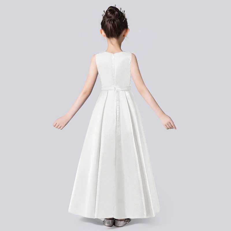 Dideyttl Christmas Dress For Girls Long Girl Ceremonial Dress Elegant Banquet Concert Junior Birthday Child Girl Wedding Par W250326