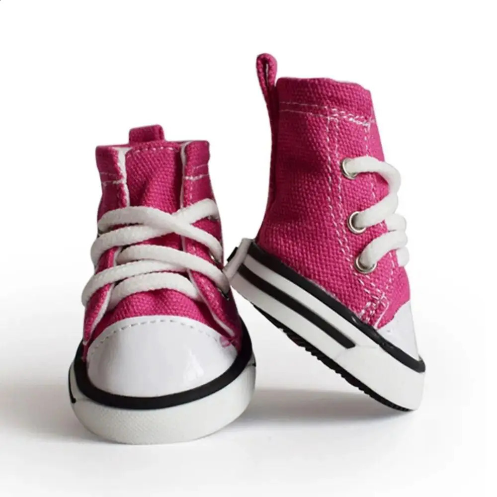 High quality 4pieceset pet shoes with adjustable drag waterproof puppy boots cute dustproof supplies 240809