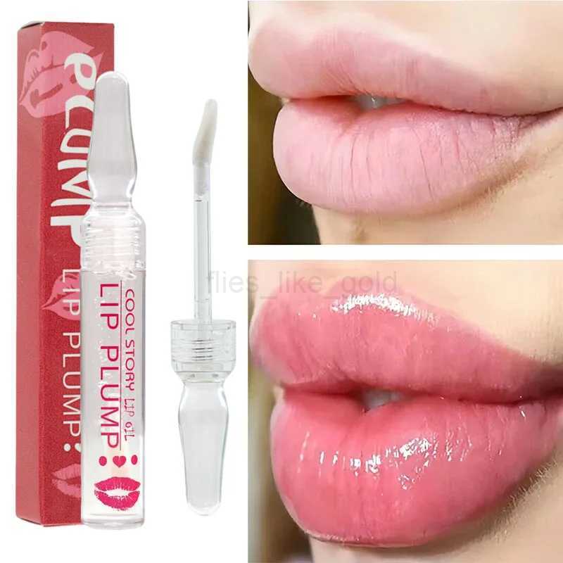 Instant lipstick Oil Volume Moisturizing Fade Lipline Wrinkle Gloss Increase Lip Elasticity Repair Sexy Beauty Lip Care W240810