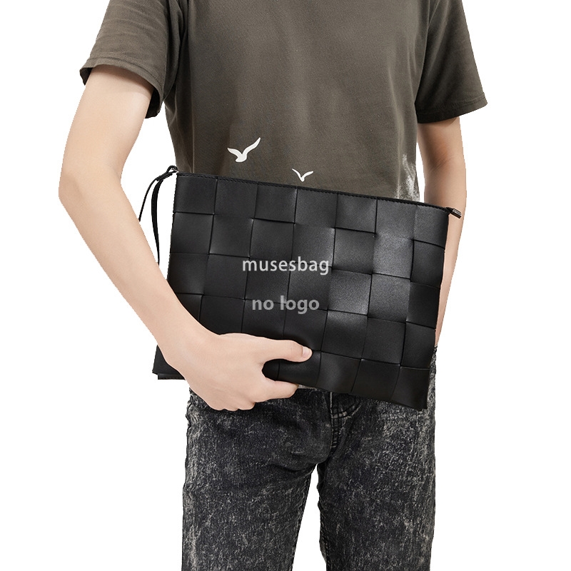Hand bag men new woven men's hand bag Korean version of fashion casual mobile phone bag male bag factory direct supply