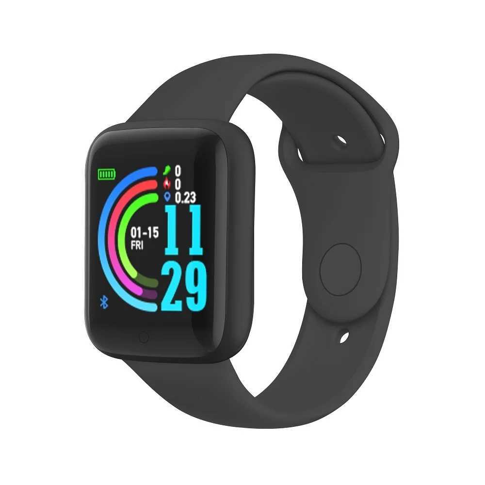 Childrens Wrist Watch Kid Smart Watch Fitness Tracker Heart Rate Monitor Blood Women Digital Led Bracelet Boy Girl Wristwatches Y240809