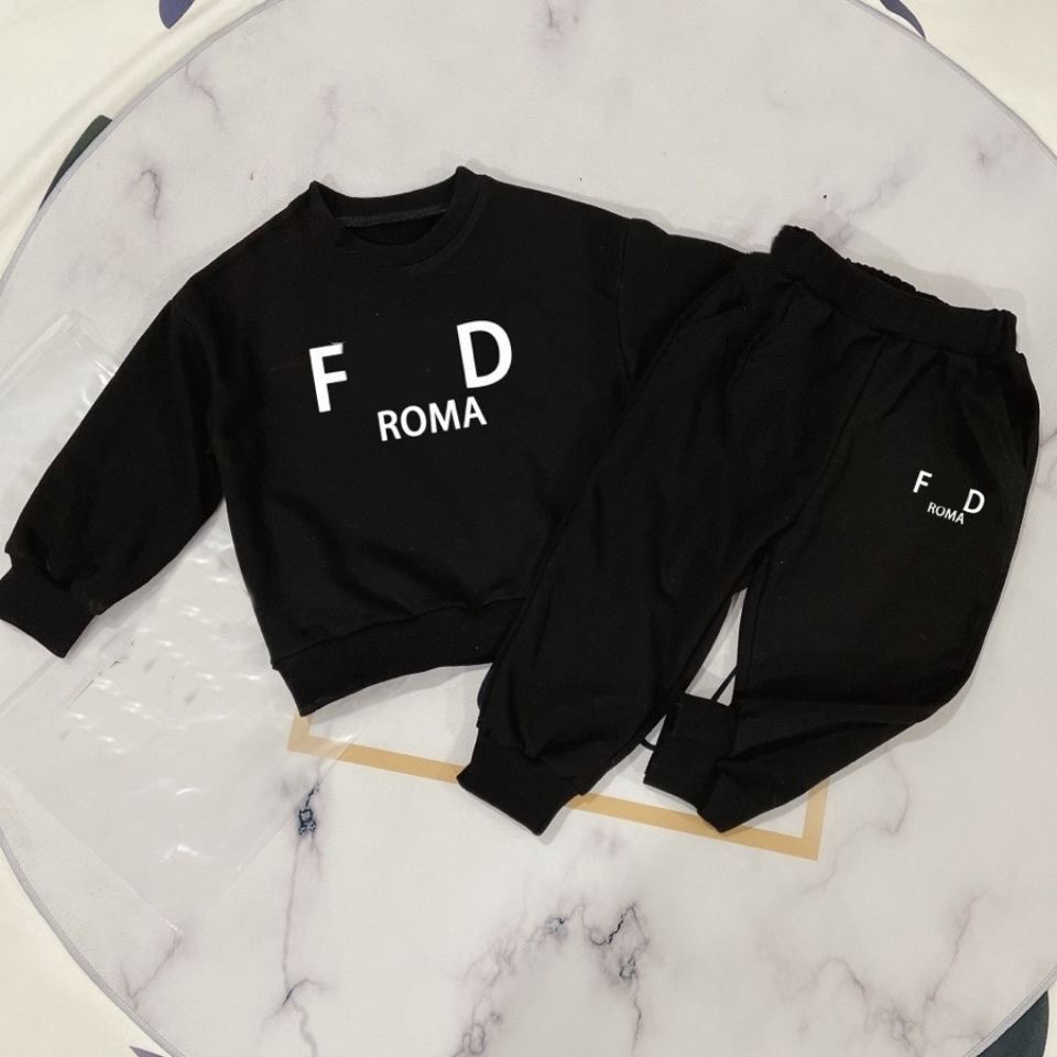Designer Kids Clothes Two Piece Set High Quality Girls Boys Clothing Sets Letter Print Hoodie Pants -8 Brand Autumn Children Suits