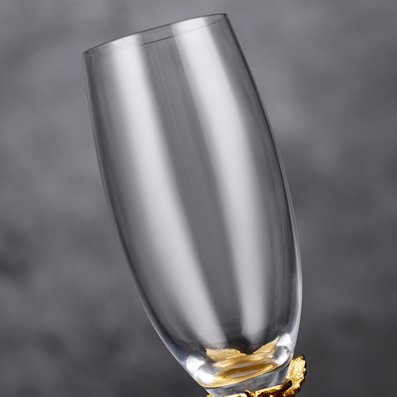 Creative enamelled Crystal Glass Champagne Glass Wine Glass Set for home Sparkling wine glasses