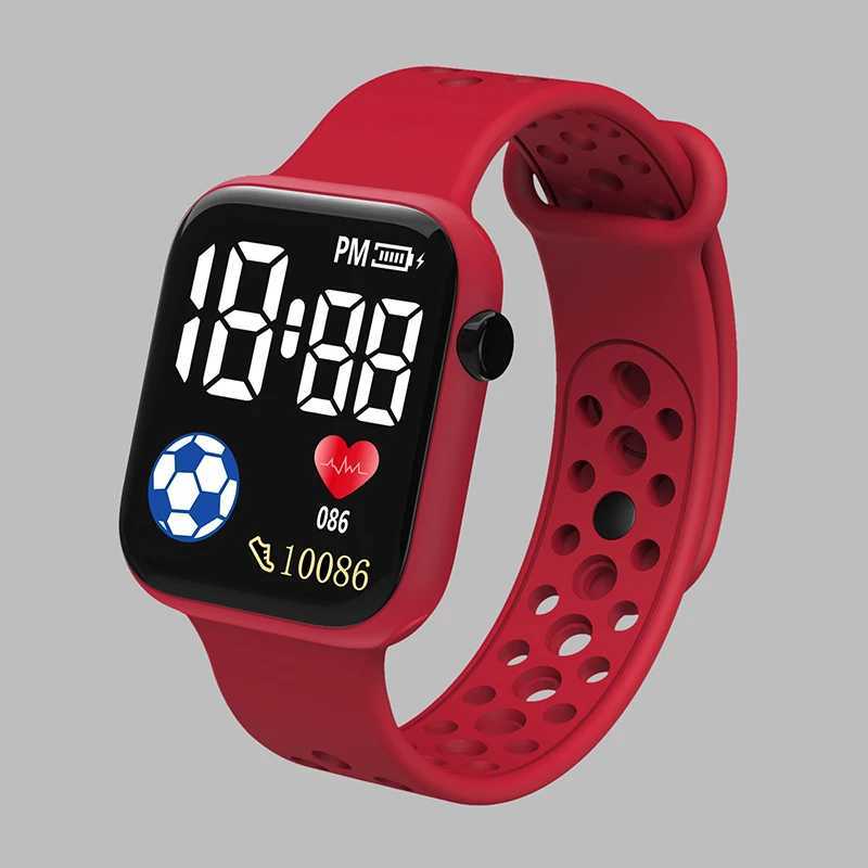 2024 Football LED Digital Watch for Kids Sports Waterproof Watches Boy Girl Childrens Watch Electronic Clock relogio infantil Y240809