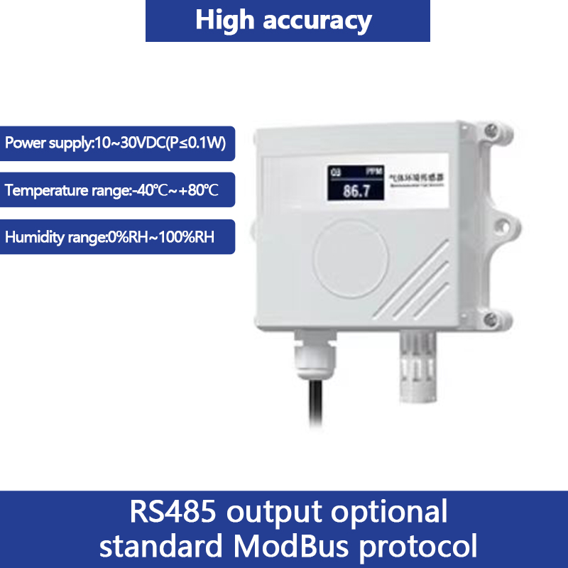 Ozone Transmitter OLED Display Environmental Sensors Intelligent Monitoring Toxic and Harmful Conventional Gas Monitoring