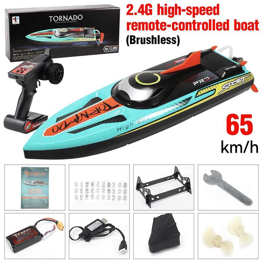 9IMOD RC Boat 2.4Ghz High Speed Remote Control Boat 3700kv Brushless Motor with Water Cooling System for Adults and KidsY240810