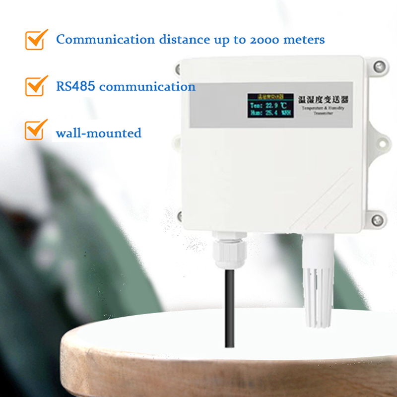 OLED Temperature and Humidity Transmitter Environmental Sensors Intelligent Monitoring Toxic and Hazardous Conventional Gas Monitoring