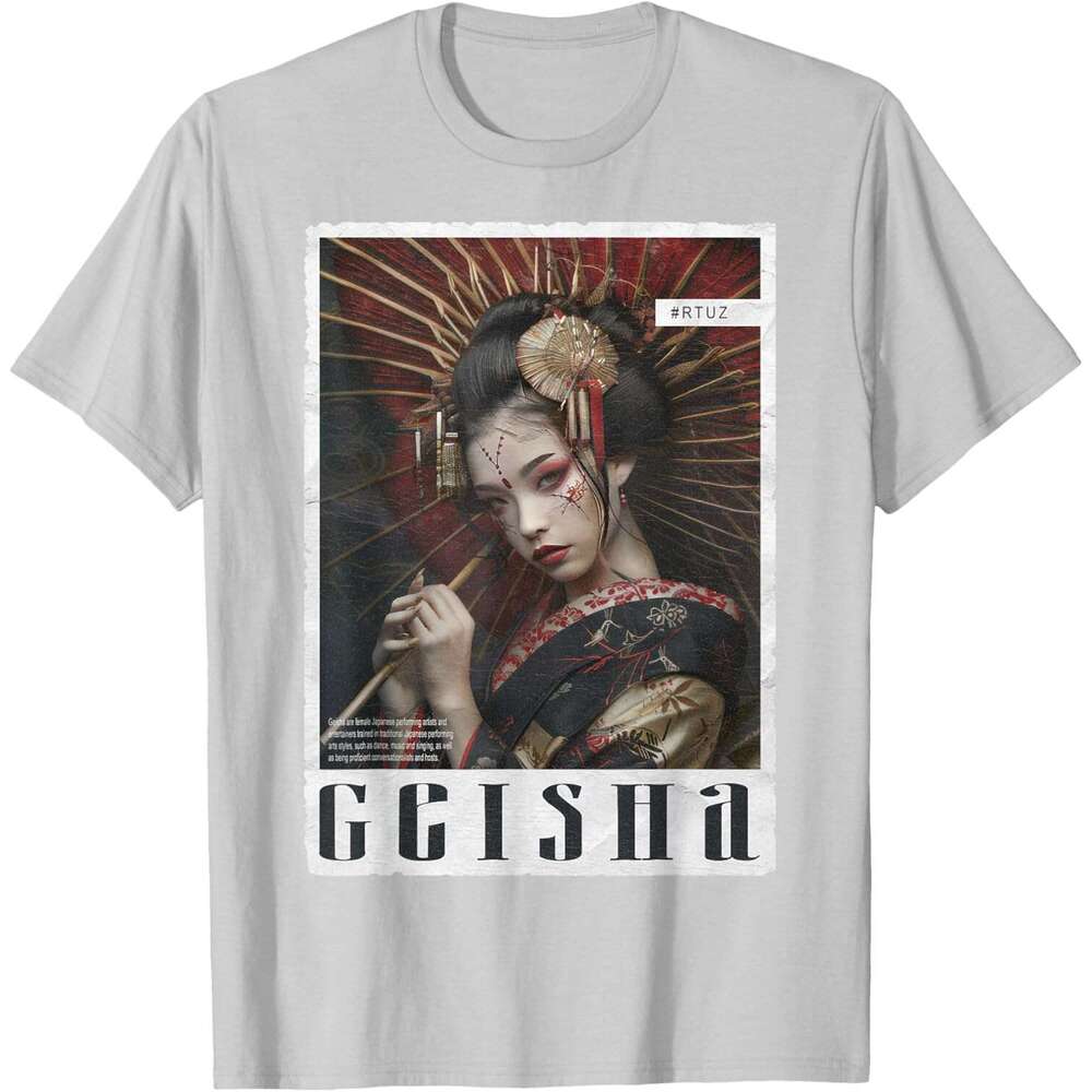 T shirt for Mens classical Asia Japan Woman Vintage Culture Tokyo Geisha T-Shirt Shirts Tshirt Graphic Tee Casual Tops Clothes Short sleeve