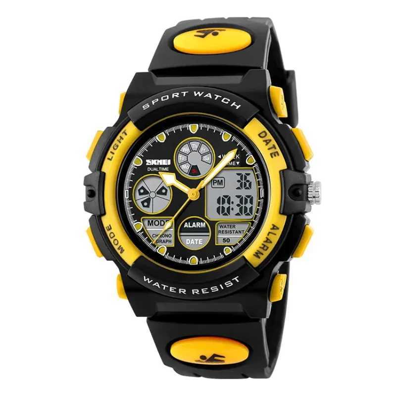 Fashion Kids Wristwatch Children Multi Function Sport Dual Display Watches Waterproof Digital Wacth for Students Y240809