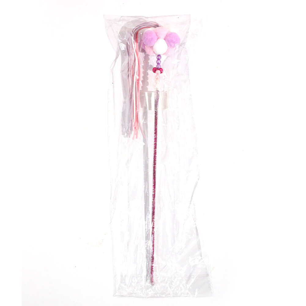 Internet celebrity acrylic bead fairy toy tassel bell pet supplies cat toys