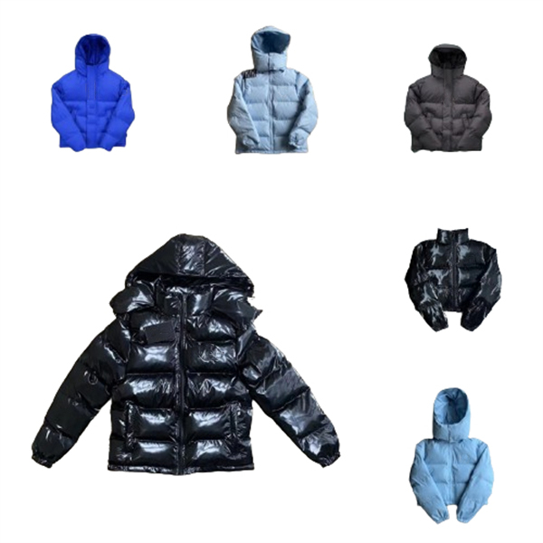 Fashion London Decoded Hooded Puffer 2.0 Gradient Jacket Men Embroidered Thermal Hoodie Men women Winter Coat Tops