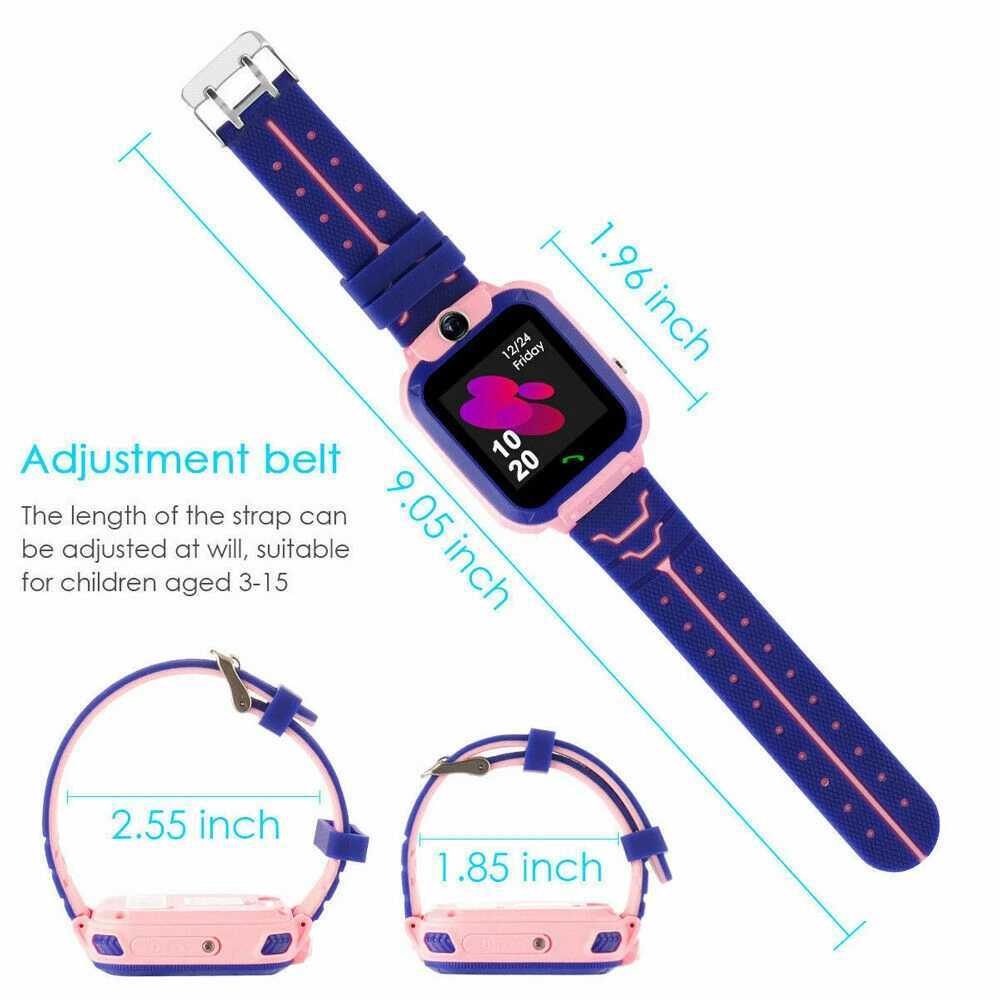Q12 Kids Smart Call Phone Watch Waterproof Mother Children GPS Monitor Boy Girls SOS Child Sports Digital Watches Tracker Y240809