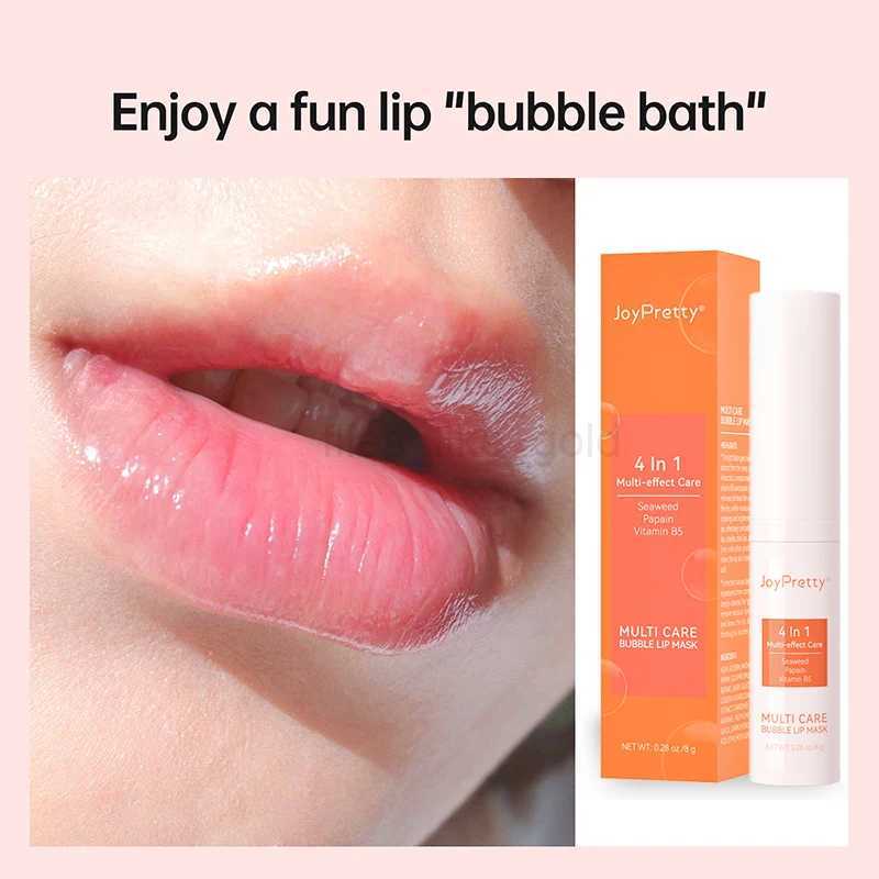 Bubble lipstick removes dark lip gloss oil moisturizes and emits dark pigments whitens and exfoliates dead skin lip care facial mask W240810