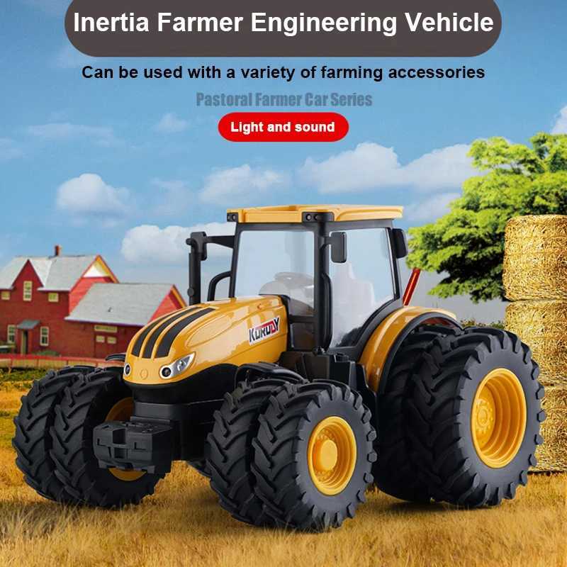 Children Toys Car Models Tractor Multiple Accessories To Choose From Y240809