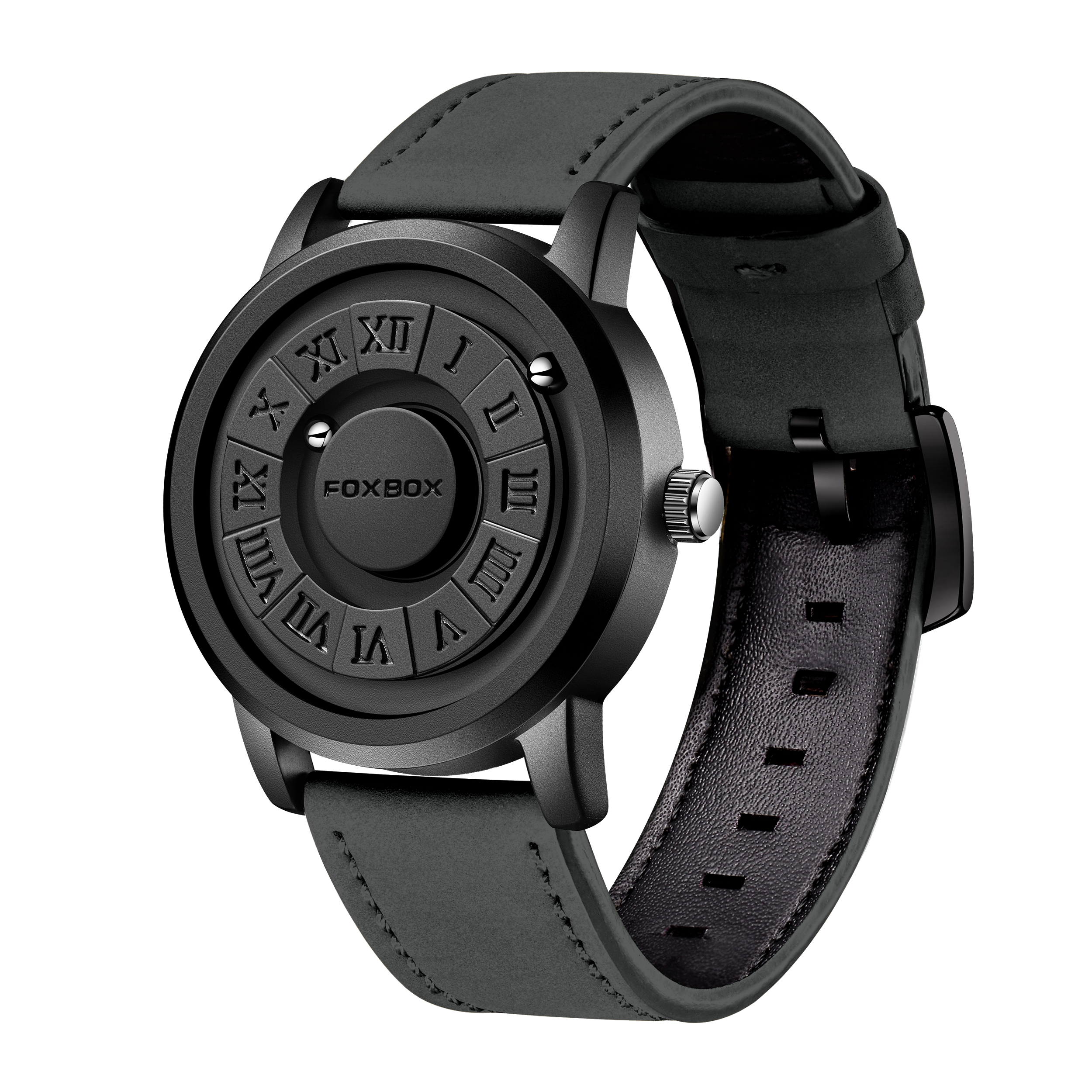 LIGE 2024 New Cool Magnetic Suspension Ball Watch Men's Personalized New Concept Quartz Watch Waterproof Watch