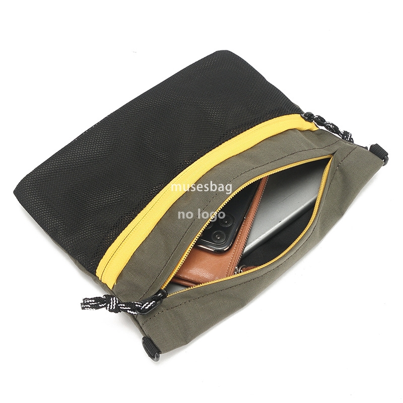 Men's bag advanced sense waterproof crossbody bag leisure sports large capacity shoulder bag small skew satchel wholesale